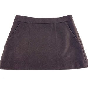 Theory Raymond Wool Mini Skir